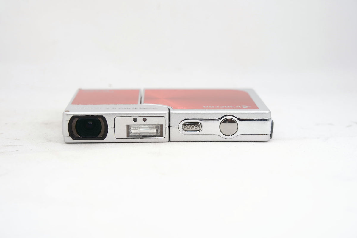 KYOCERA Finecam SL300R オレンジ（付属：充電器・バッテリーなし）