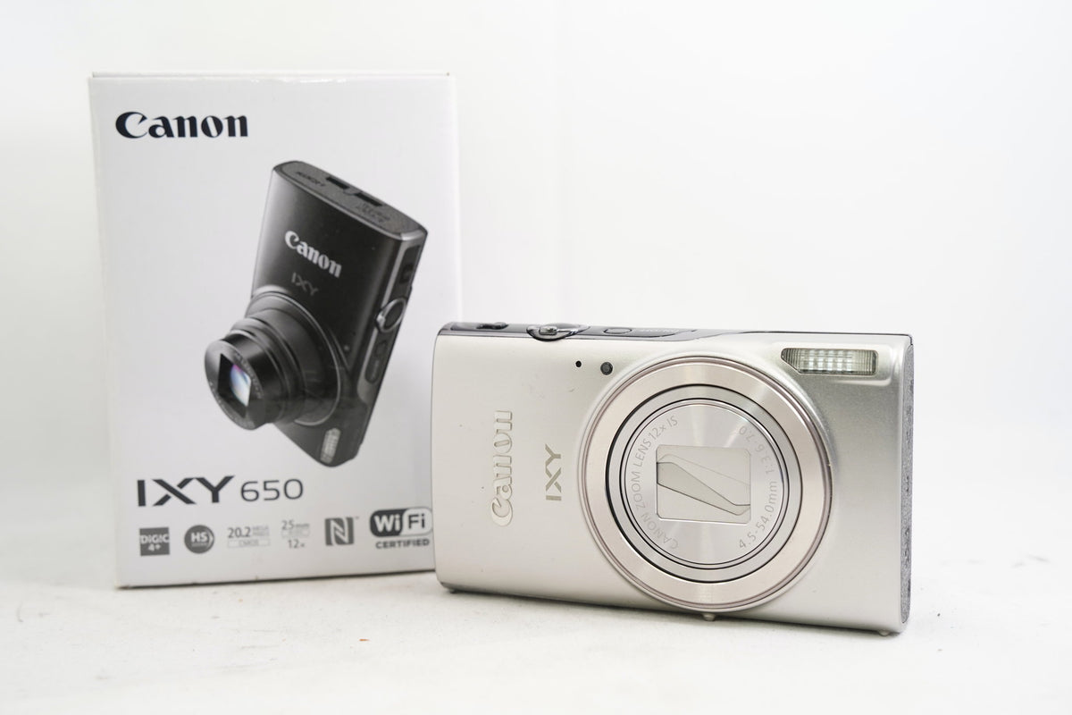 CANON IXY 650 silver（付属：箱）