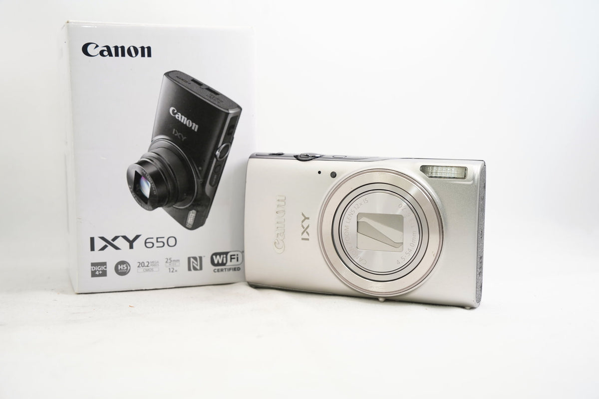 CANON IXY 650 silver（付属：箱）