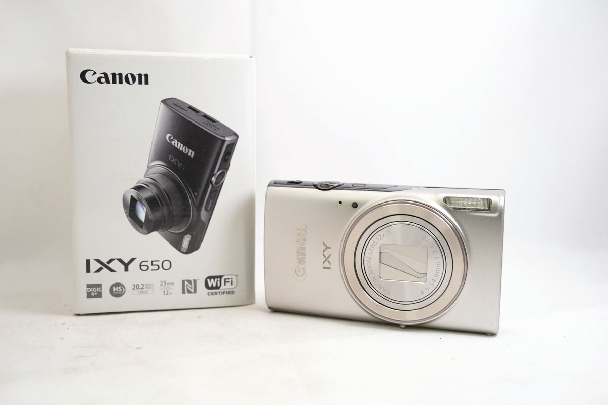 CANON IXY 650 silver（付属：箱）