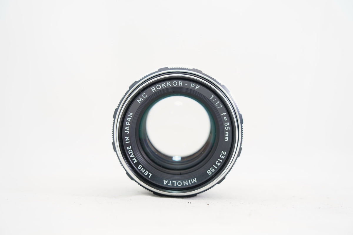 MINOLTA SRT101 ROKKOR-PF 55mm F1.7