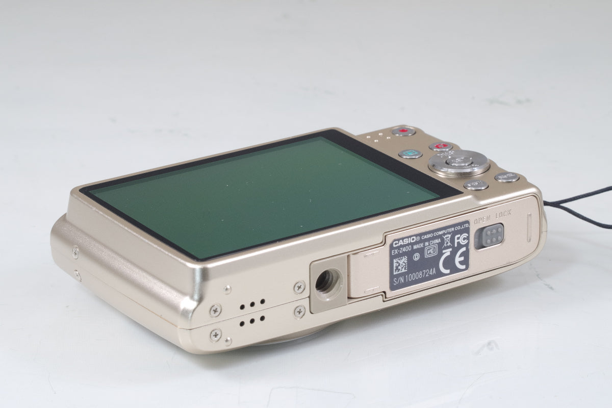 CASIO EXILIM EX-Z400  ゴールド バッテリー, 付き
