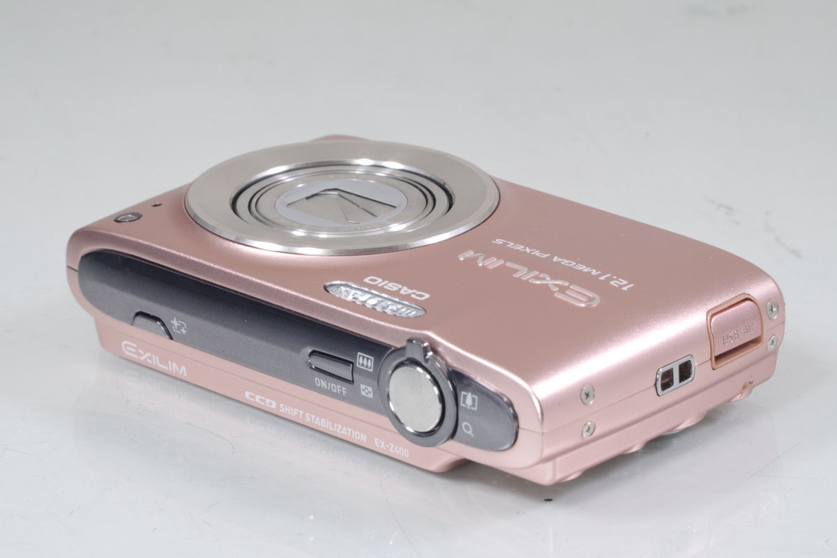 CASIO EXILIM EX-Z400 ピンク 箱付属  バッテリー 充電器 付き