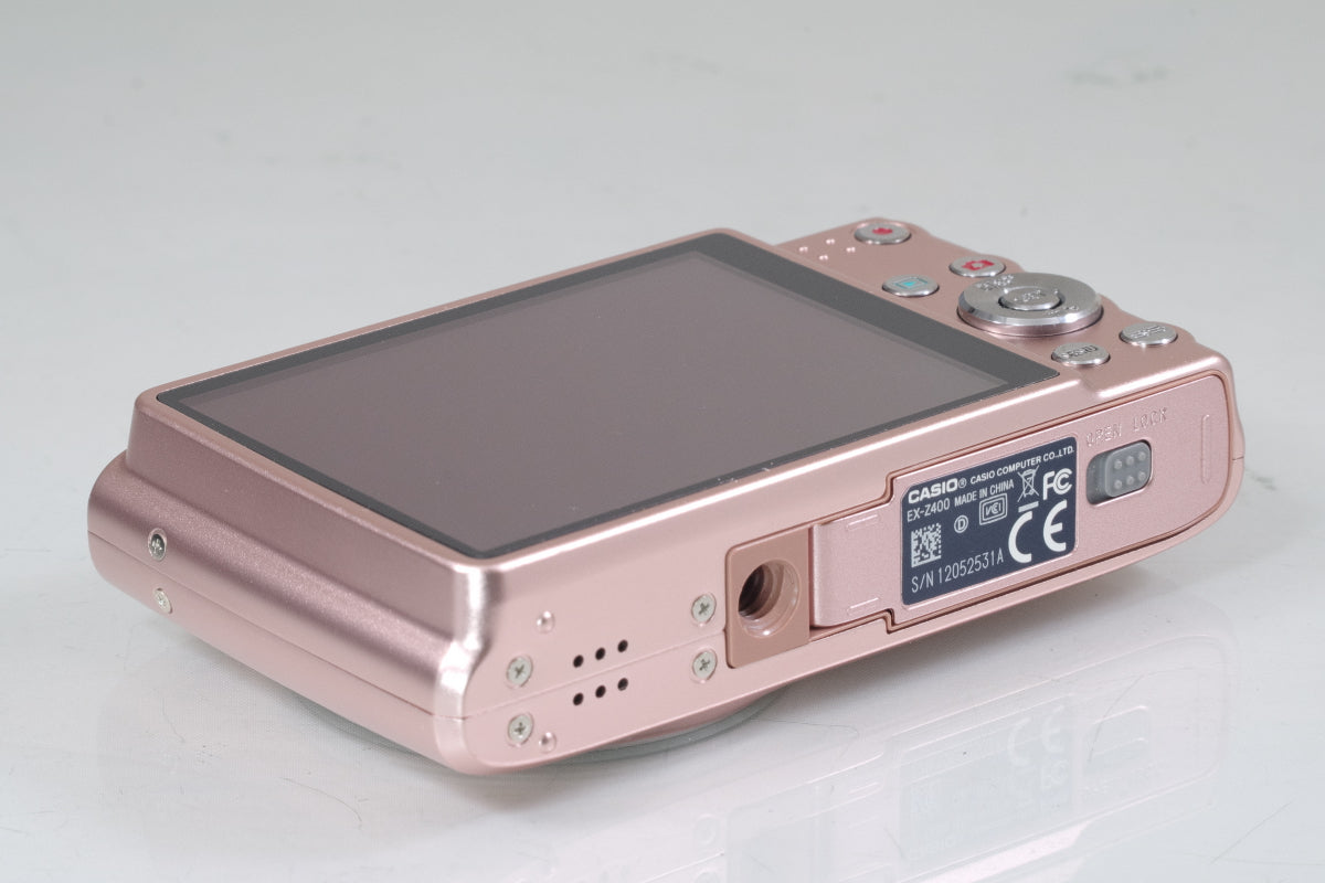 CASIO EXILIM EX-Z400 ピンク 箱付属  バッテリー 充電器 付き