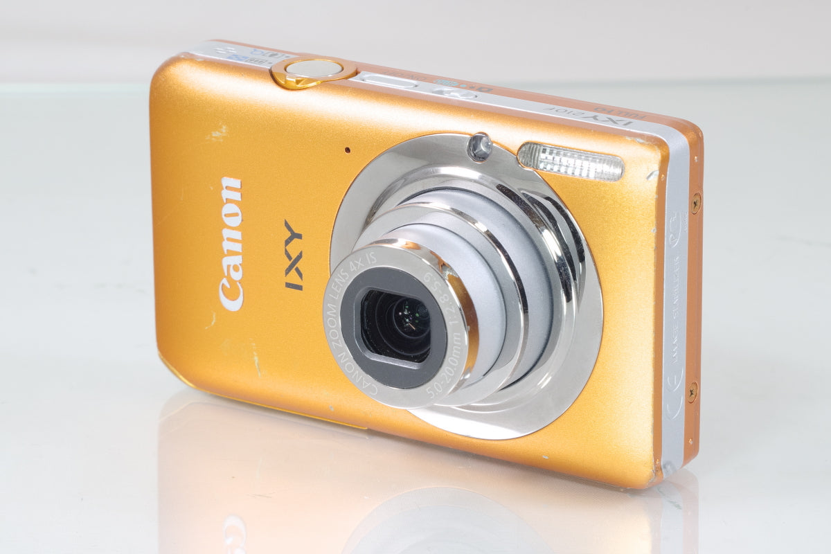 Canon IXY 210F オレンジ  バッテリー, 充電器, 付き