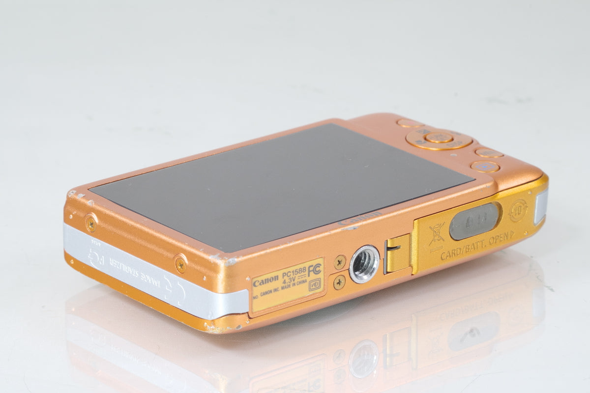 Canon IXY 210F オレンジ  バッテリー, 充電器, 付き