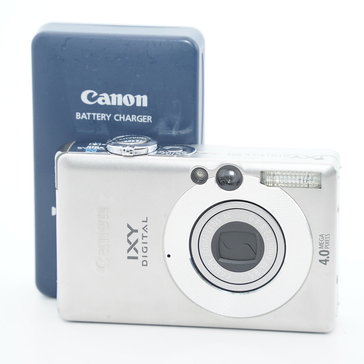 Canon IXY DIGITAL 50 シルバー バッテリー・充電器付属