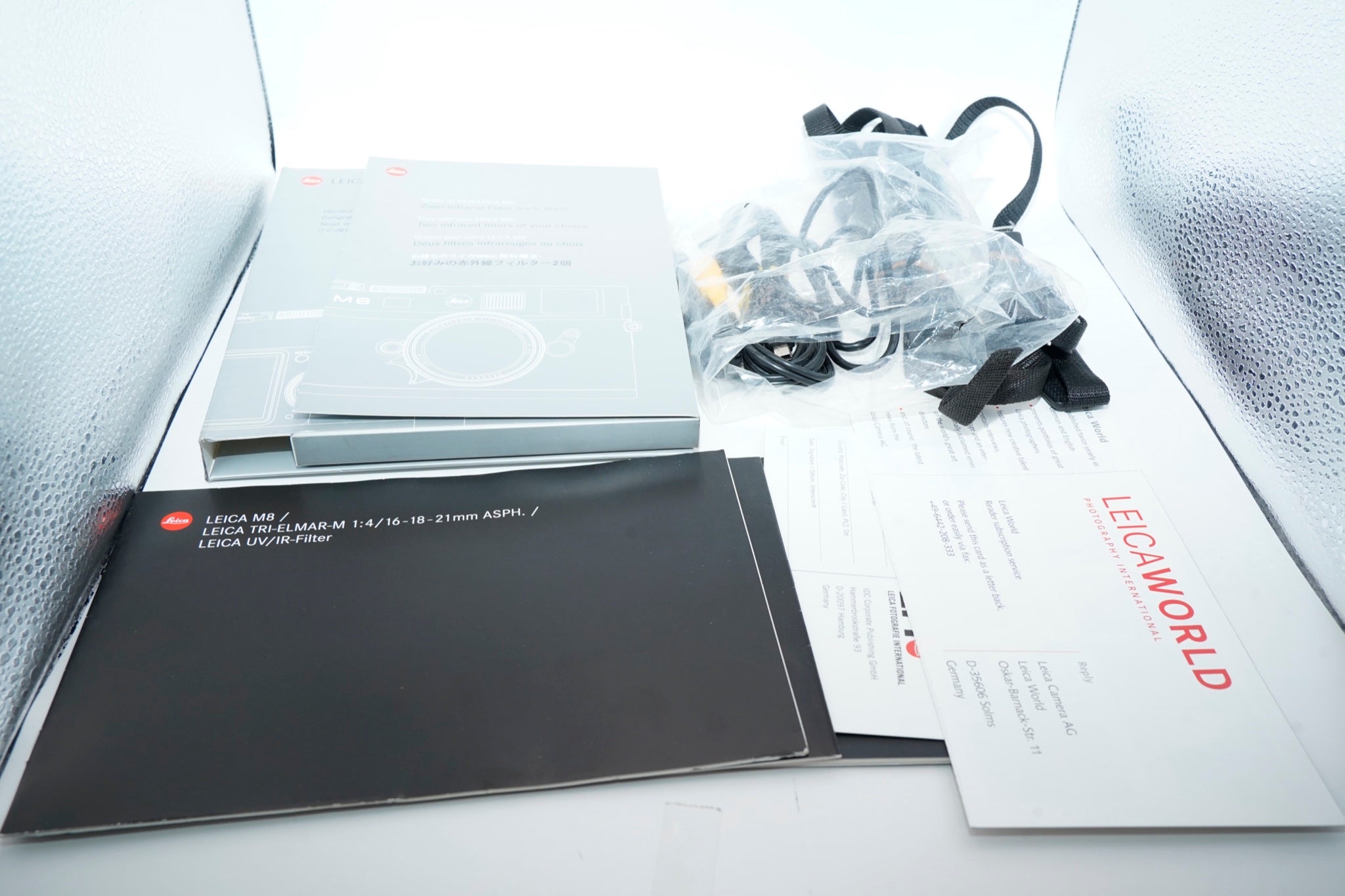 LEICA M8 ブラック 箱 取説 付属