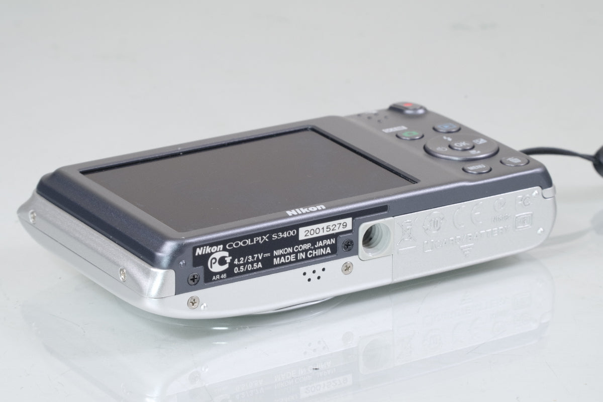 Nikon COOLPIX S3400  シルバー 充電器 その他 付き