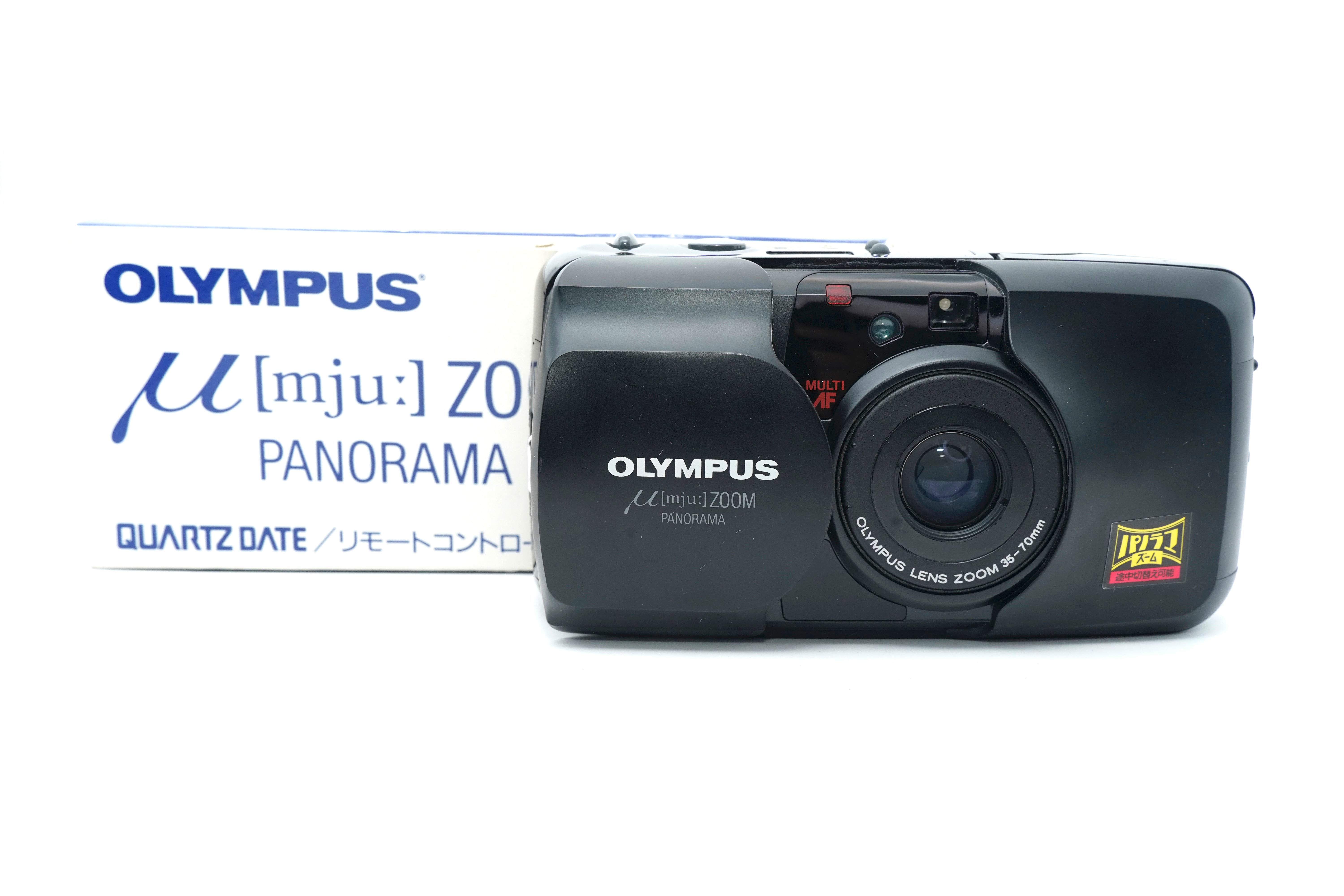 OLYMPUS μ ZOOM PANORAMA コンパクトカメラ 動作OK】OLYMPUS μ[mju