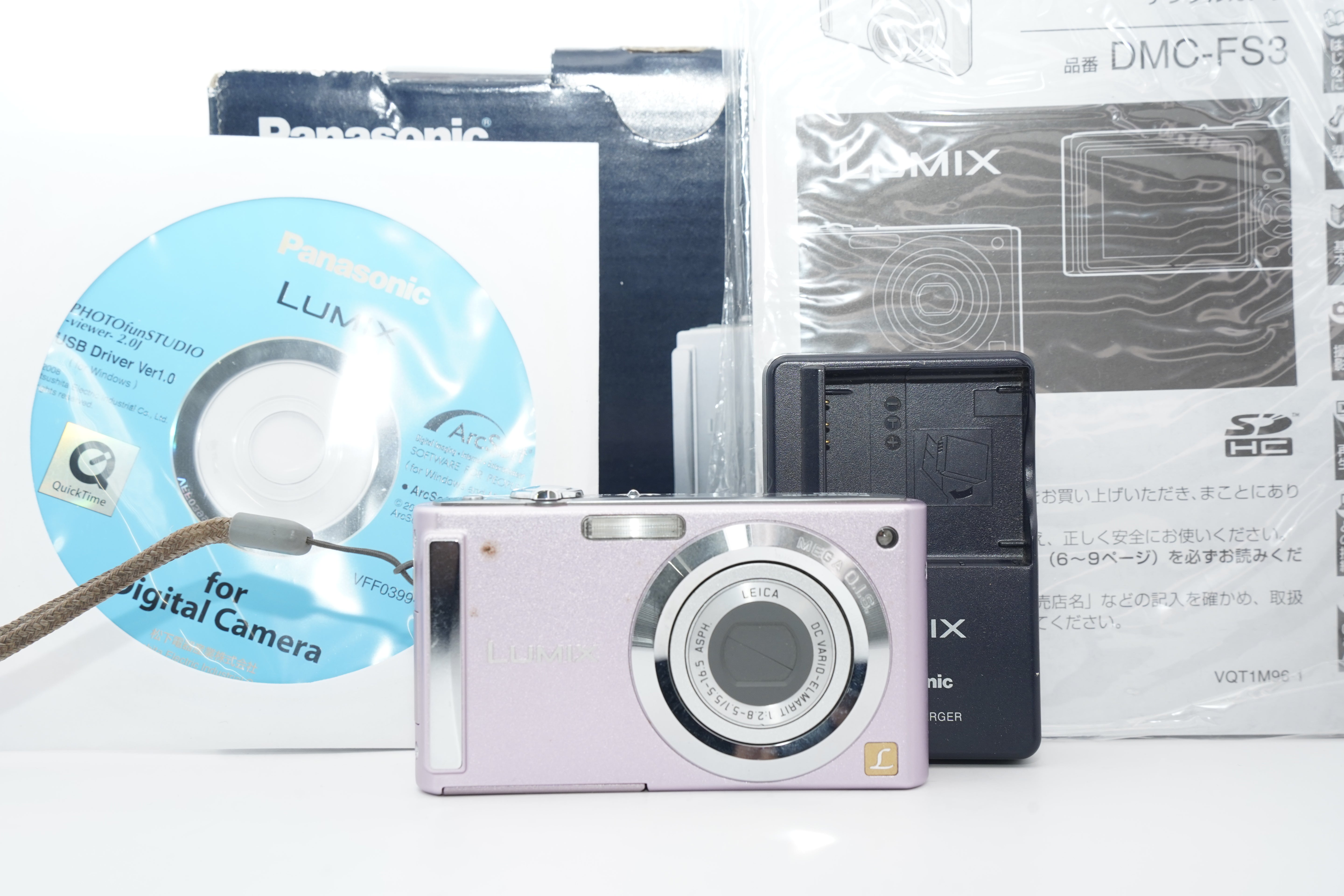 Panasonic LUMIX DMC-FS3 ピンク 中古コンパクトカメラ 東京 恵比寿