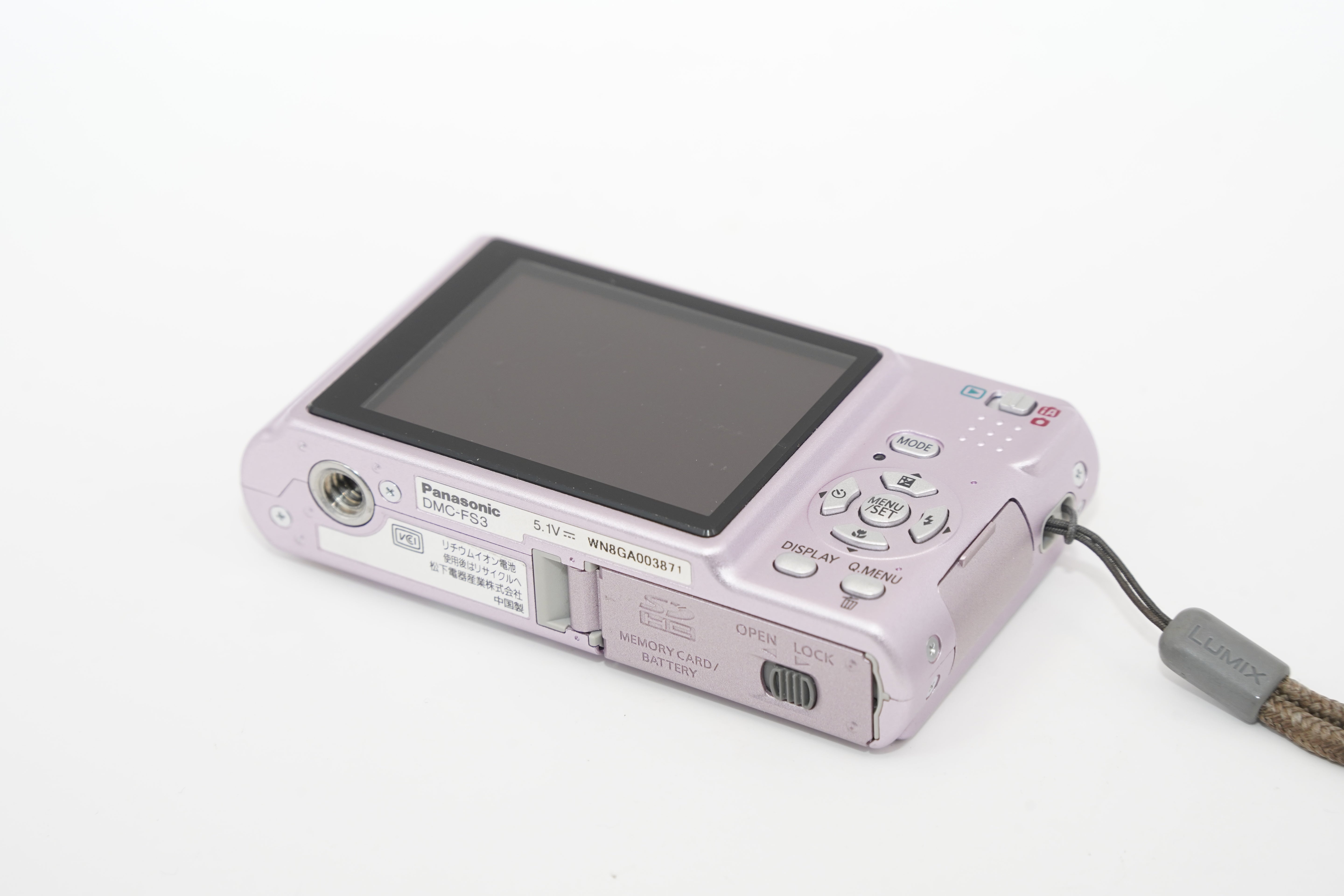 Panasonic LUMIX DMC-FS3 ピンク 箱 充電器 バッテリー付属