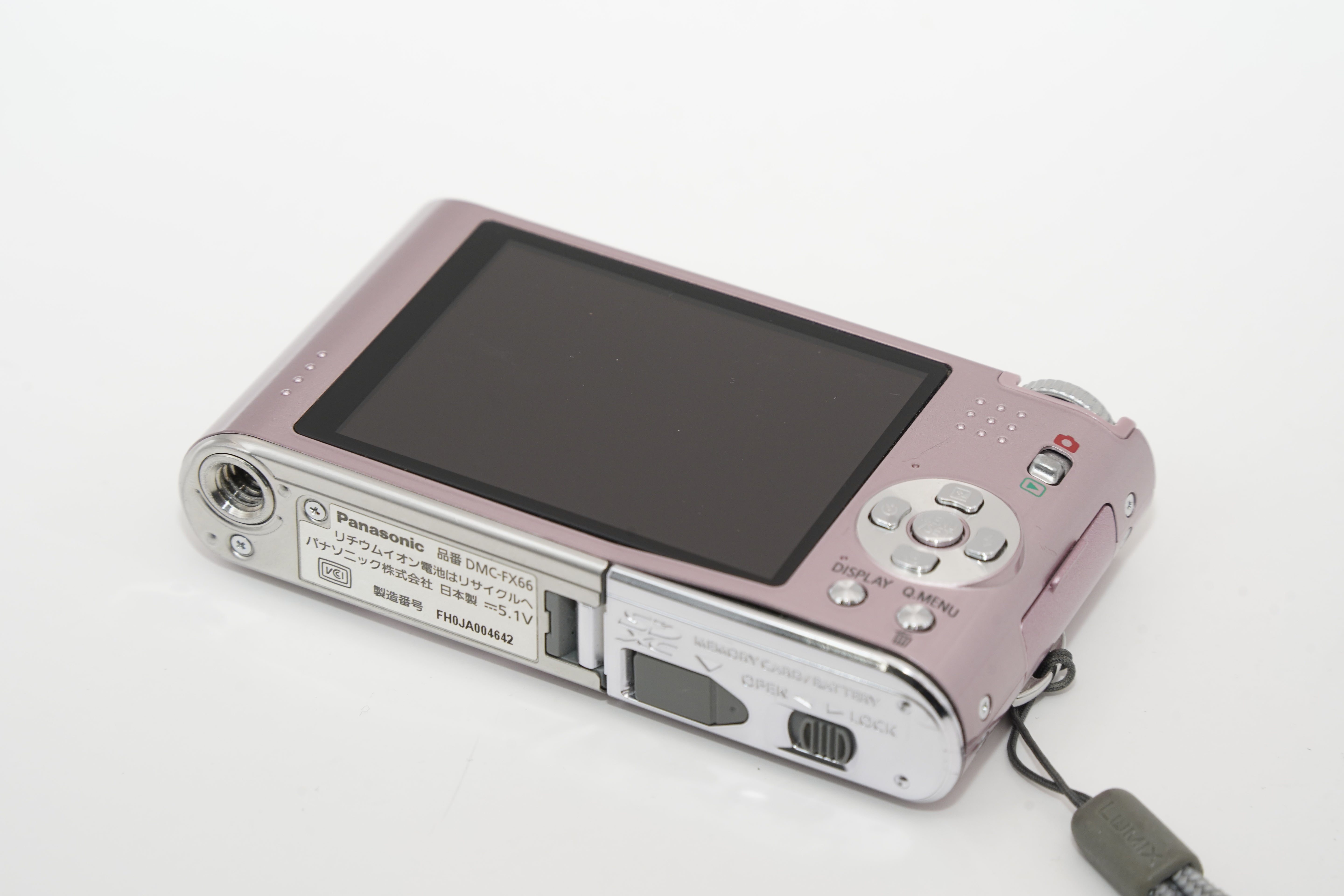 Panasonic LUMIX DMC-FX66 ピンク 充電器 バッテリー付属