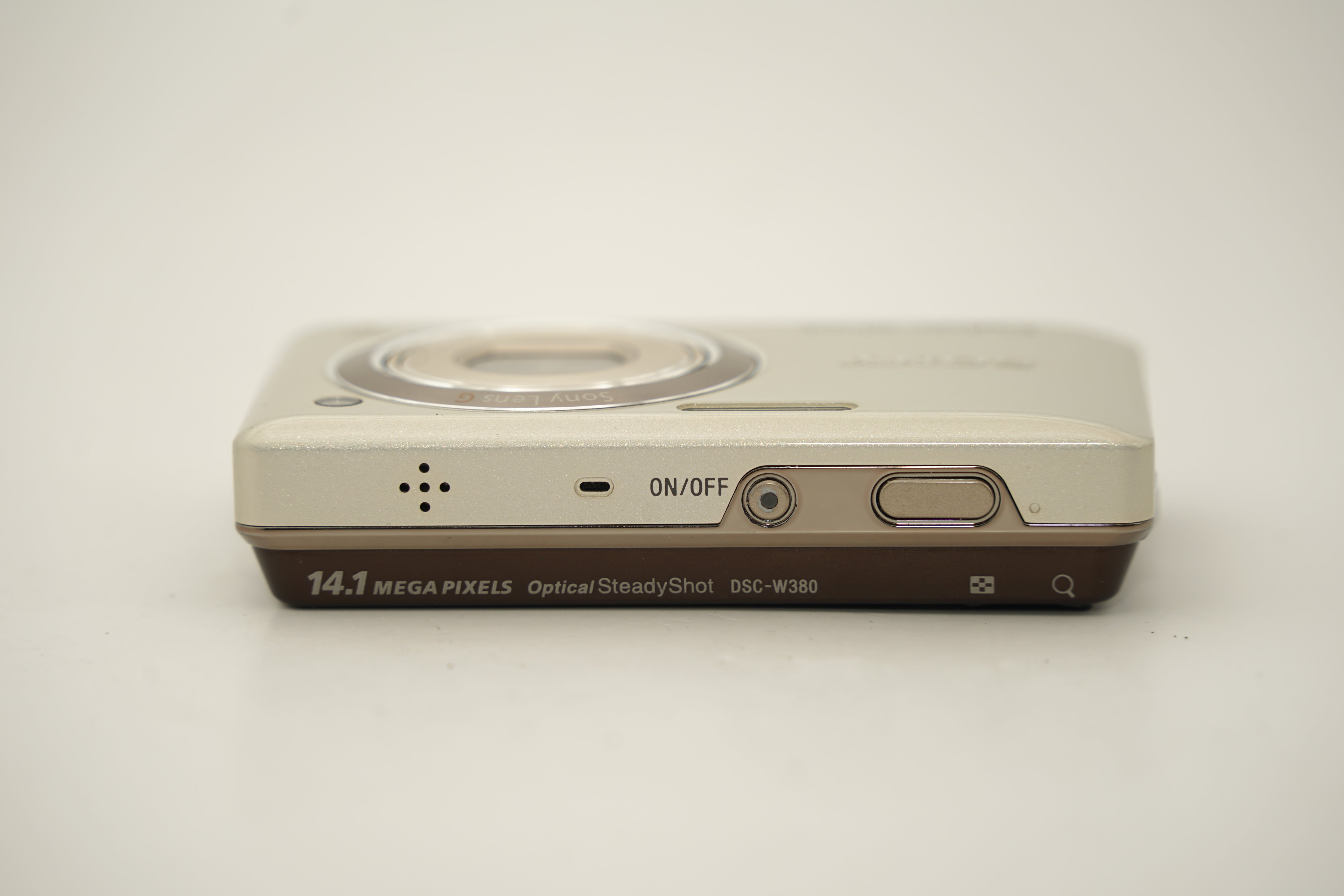 SONY Cyber-shot DSC-W380 ｺﾞｰﾙﾄﾞ 元箱 バッテリー 充電器付属