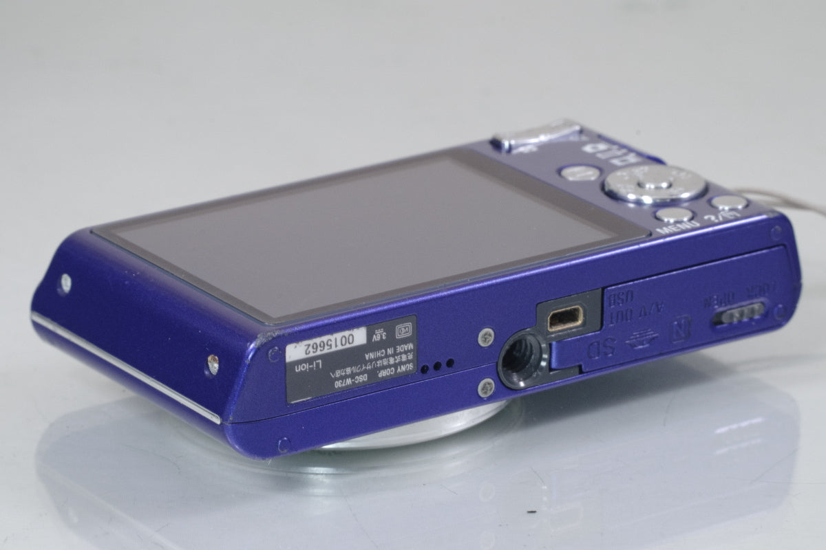 SONY Cyber-shot DSC-W730 ブルー  バッテリー 充電器 元箱 付き