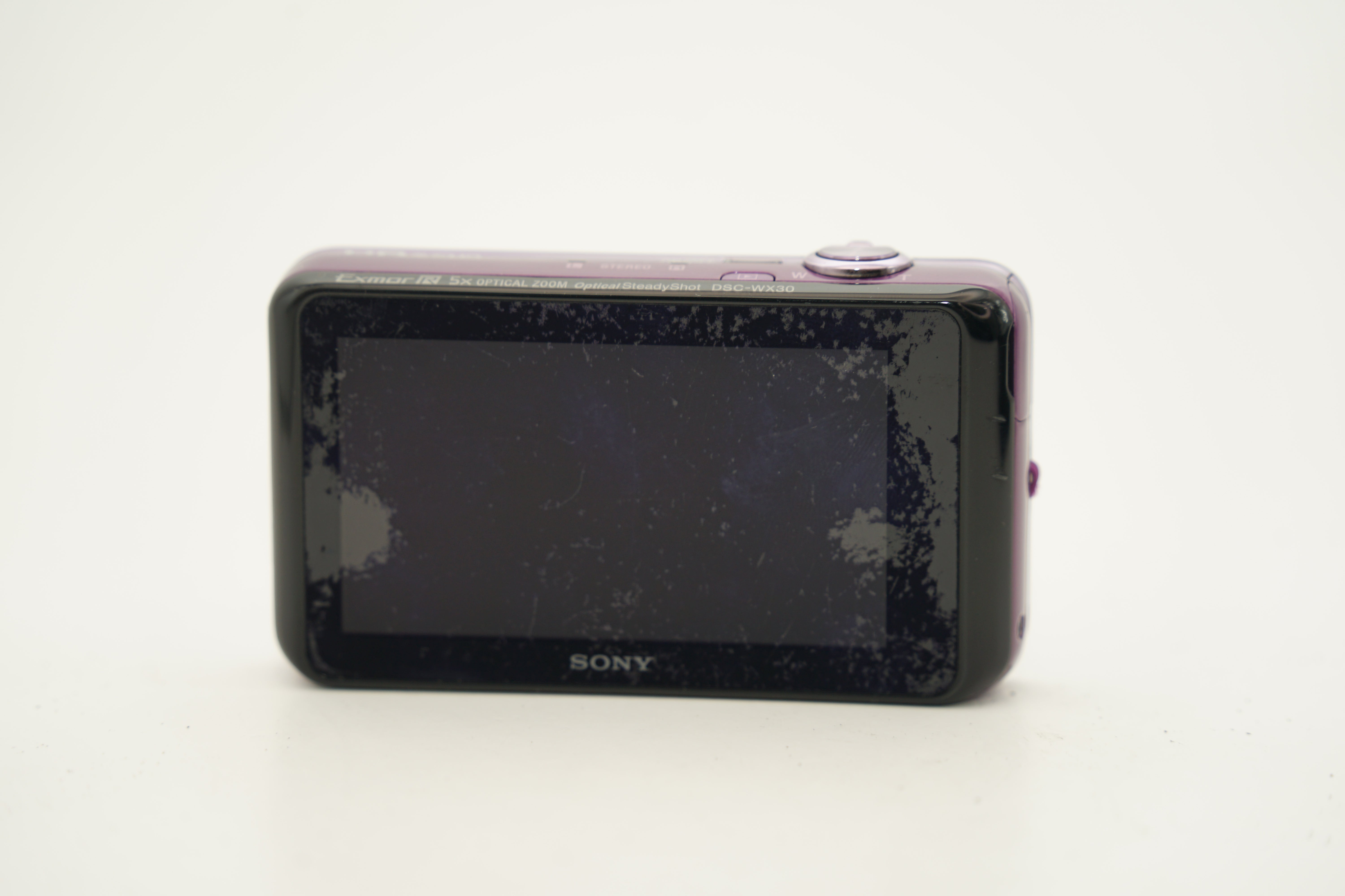 SONY Cyber-shot DSC-WX30 ﾊﾟｰﾌﾟﾙ バッテリー付属