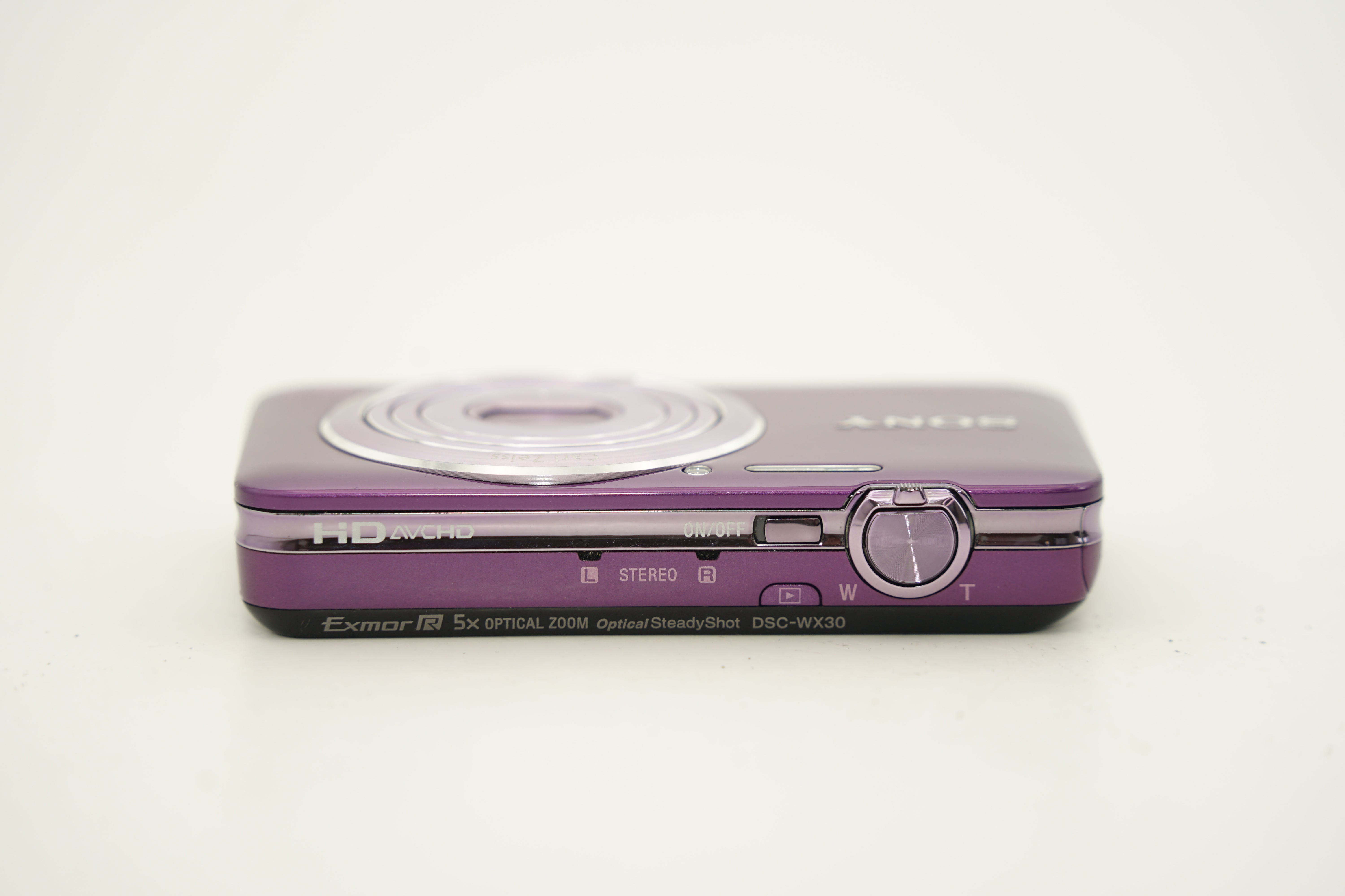 SONY Cyber-shot DSC-WX30 ﾊﾟｰﾌﾟﾙ バッテリー付属