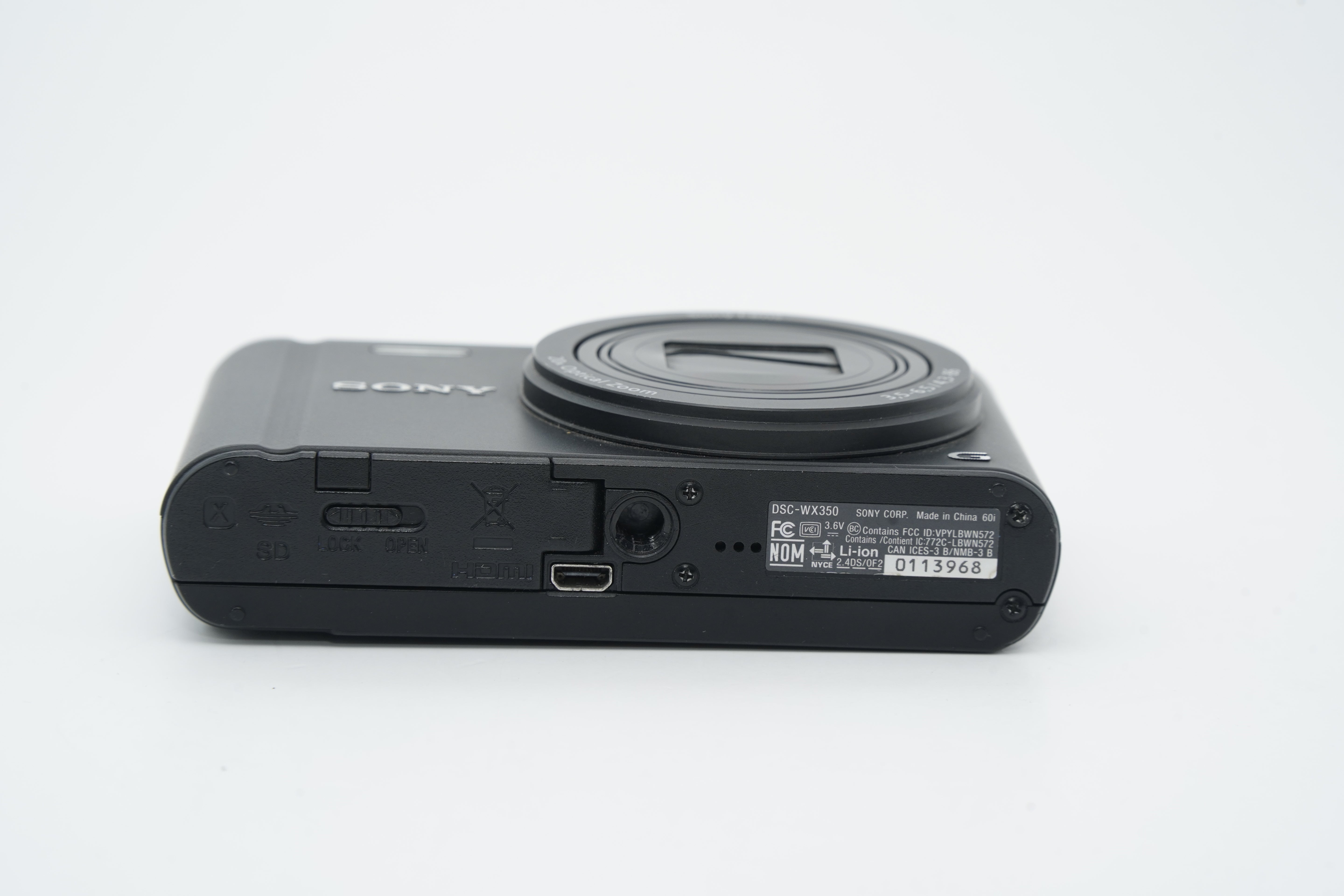 SONY Cyber-shot DSC-WX350 ﾌﾞﾗｯｸ バッテリー付属