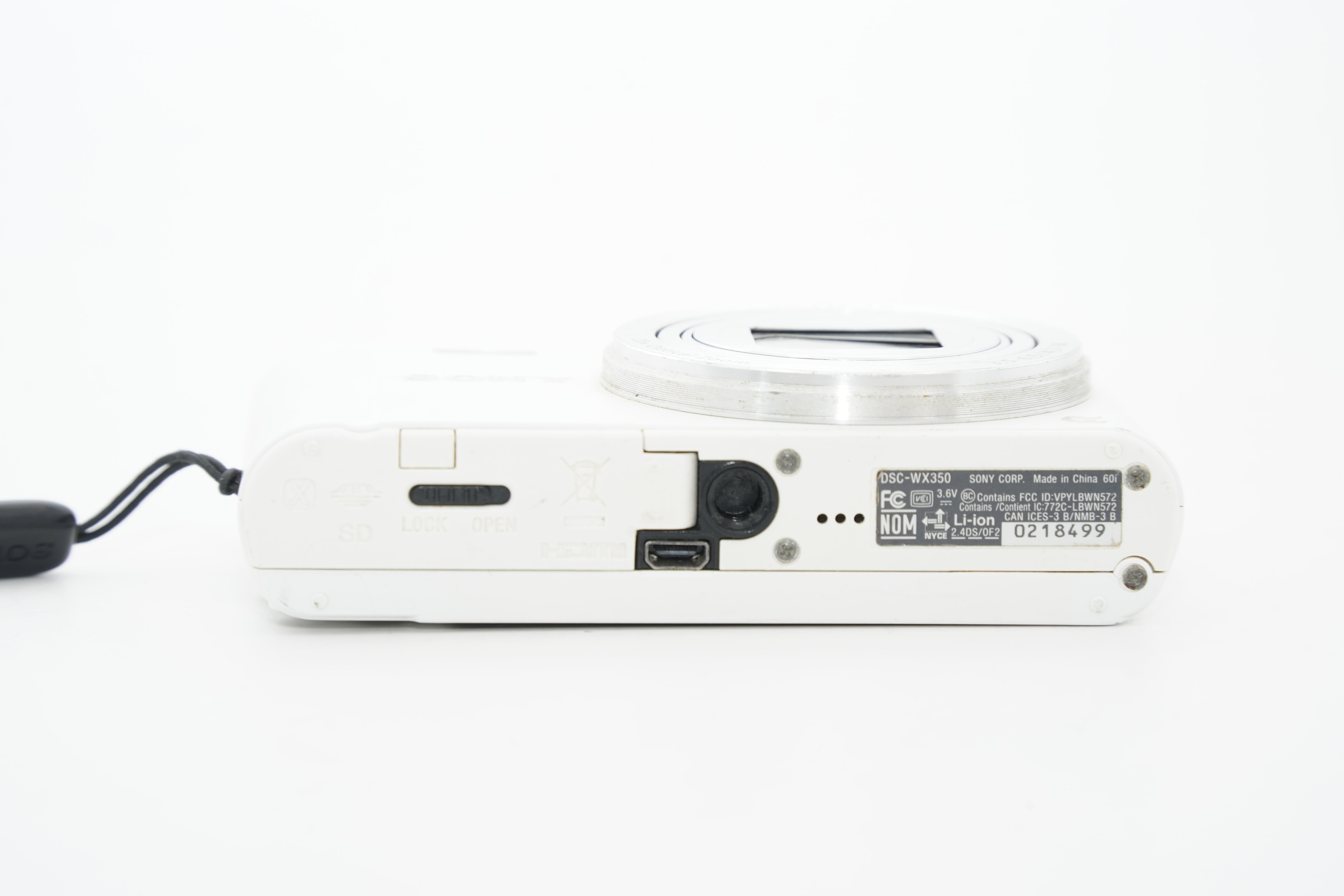 SONY Cyber-shot DSC-WX350 ホワイト 充電器 バッテリー付属