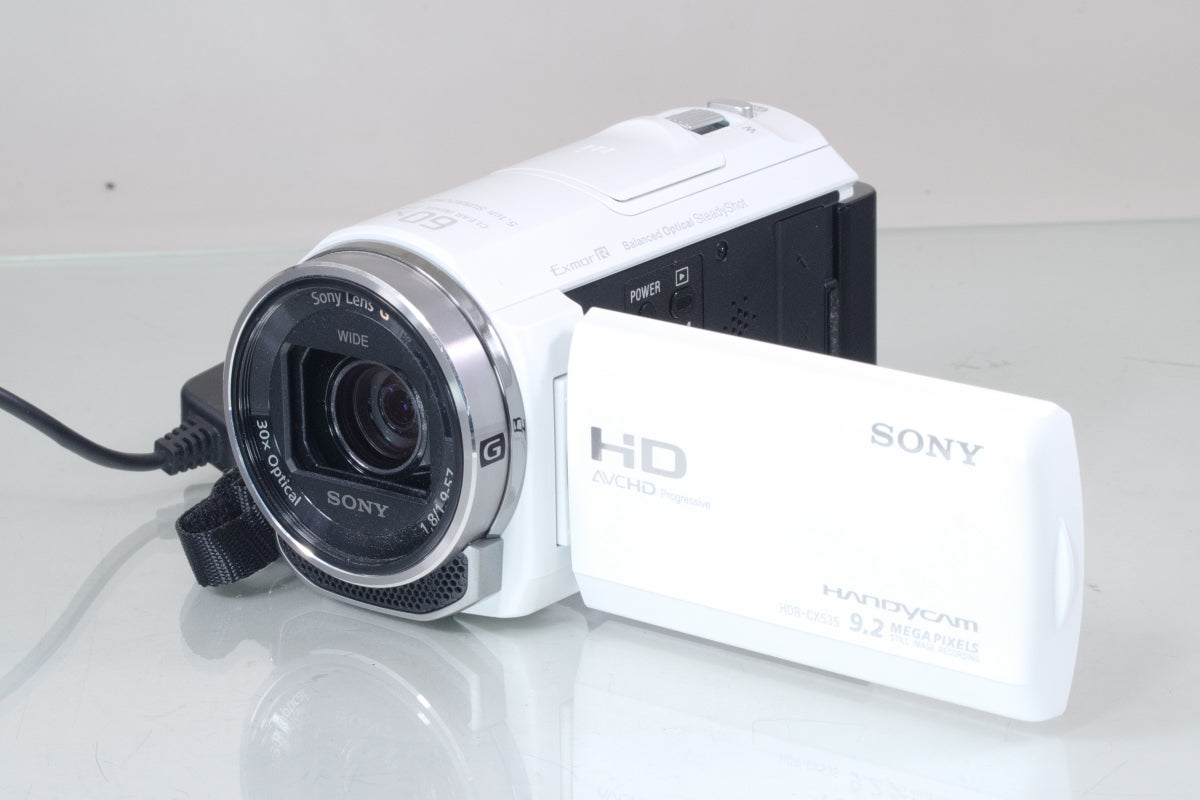 SONY HDR-CX535  ホワイト 充電器 バッテリー 付き