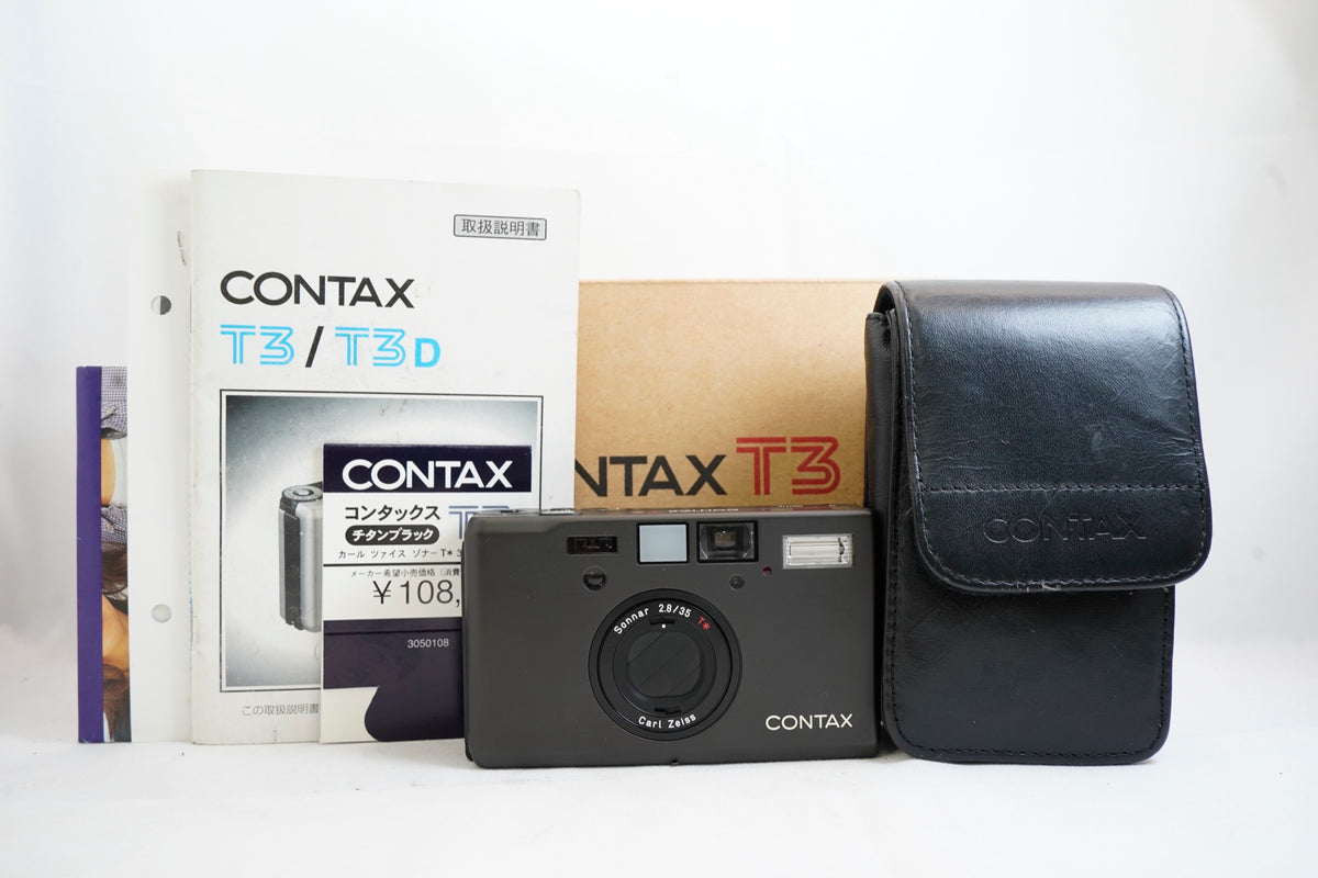 CONTAX T3 シングル ブラック 箱付属